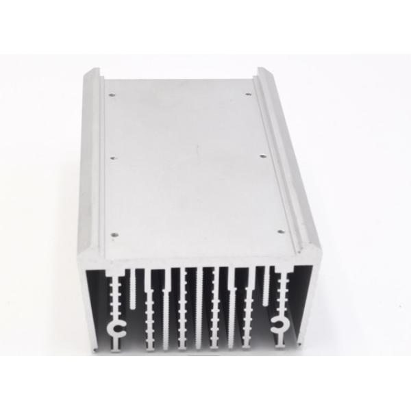 Silver 3D IGES Aluminium Extrusion Heat Sink Profiles For LED Lights Tin Plating