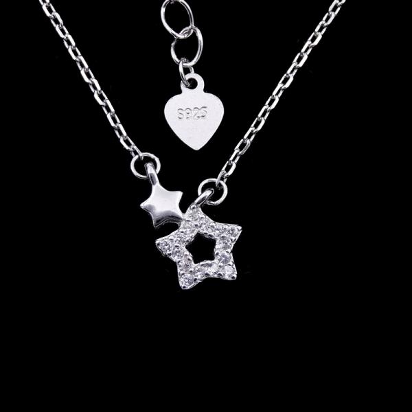 Gorgeous Silver Pearl Necklace / Freshwater Pearl Pendant Necklace For Aristocratic Women