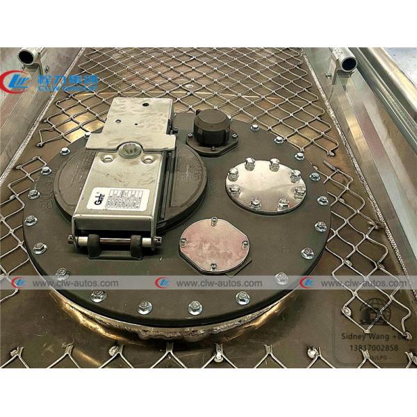 2 Axle 35CBM JOST BPW Axle Tanker Semi Trailer For Diesel Delivery