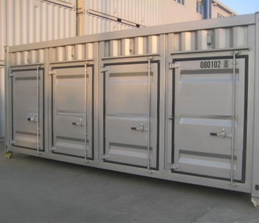 20ft 40ft Dry Cargo Shipping Container Doors with Finished Surface and Necessery Lead Acid Battery
