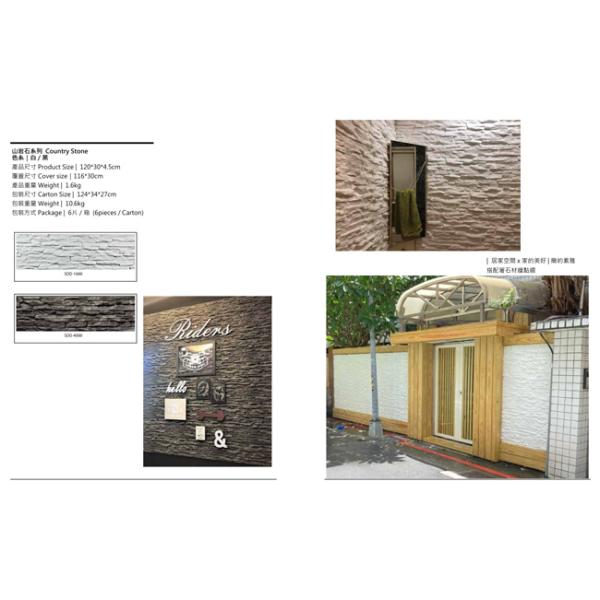 Facade Brick Look Waterproof Wall Panel Movable PU Sandwich Wall Outside Board