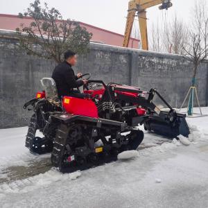 China Agricultural Diesel Engine 50HP Sitting Drive Crawler Tractor With Loader on sale