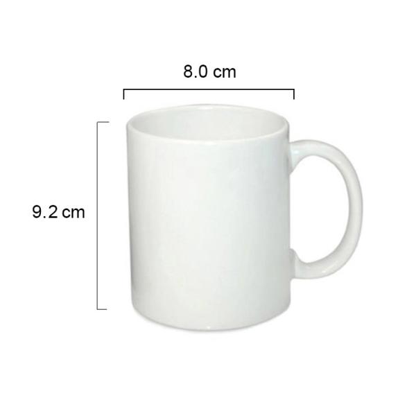 A Grade White 11oz Custom Ceramic Coffee Mugs