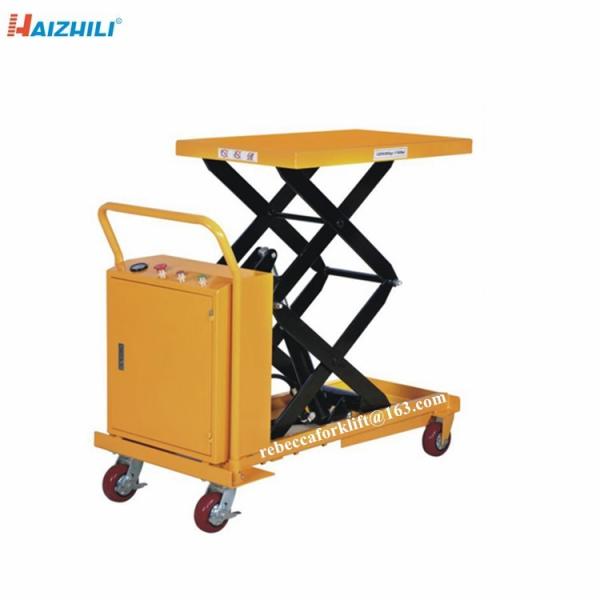 Portable 350kg Electric Lift Table With 1500mm Lifting Height Compact Structure