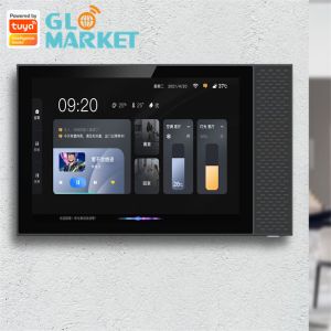 Quality Multifunction Smart Home Panel Music Scene Touch Screen Tuya Zigbee Gateway 7 Inch wholesale