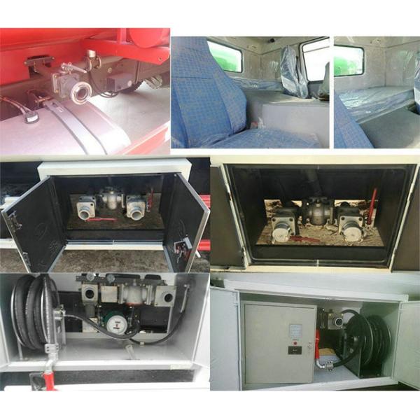 Carbon Steel Fuel Oil Delivery Truck For Vehicle Refueling Anti Corrosion 5000Liters