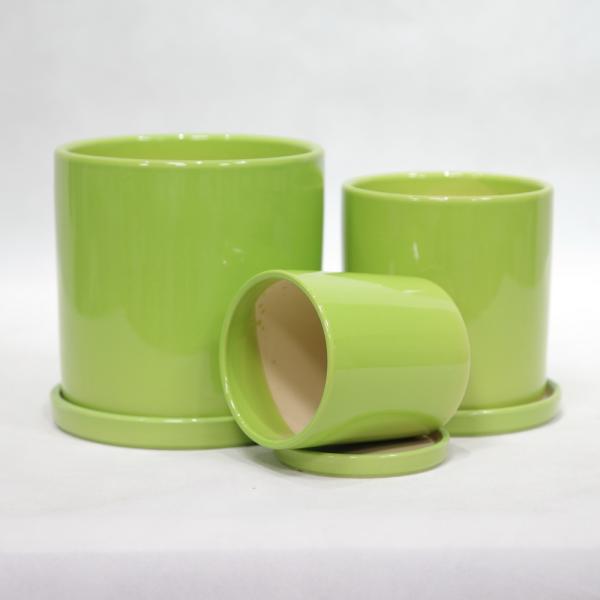 Customized Glossy Terracotta Ceramic Planters For Optimal Water Drainage