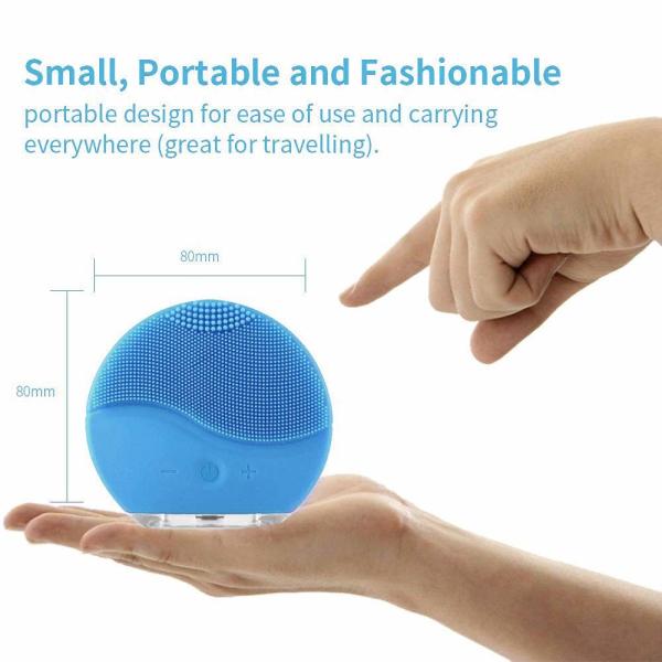LUNA mini 2 Facial Cleansing Brush, Gentle Exfoliation and Sonic Cleansing for All Skin