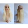 7A Grade Platinum Blonde Lace Front Human Hair Wigs For White Women for sale
