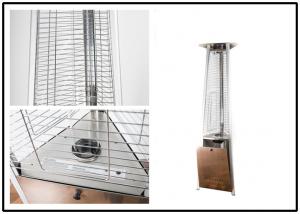 Quality Stand Up 12kw Fire Tube Patio Heater , Mocha Commercial Propane Patio Heater wholesale
