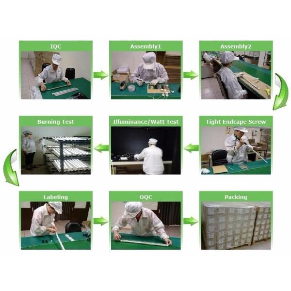 High Lumen 22W T5 LED Tube Light 5ft Assembly AC 85V - 265V