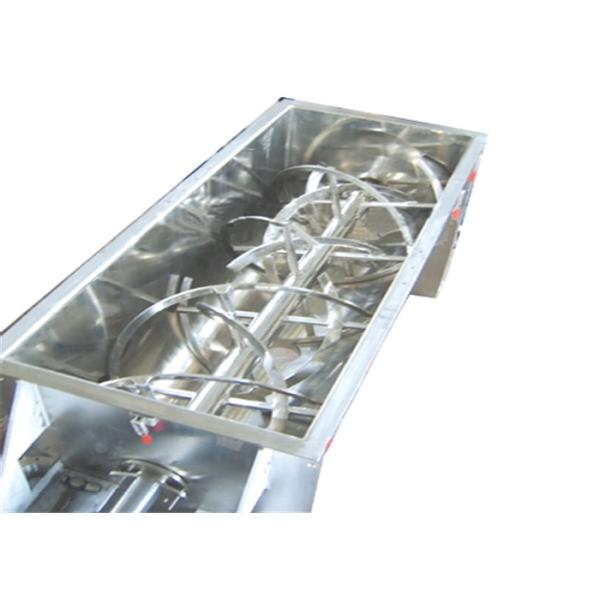 1.5-75kw Animal Feed Mixer Machine ISO9001 Spiral Horizontal Ribbon Blender