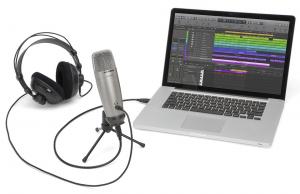 Quality Music Sound Recording Microphone 19mm Diaphragm Grey 20Hz-18kHz With USB Port wholesale
