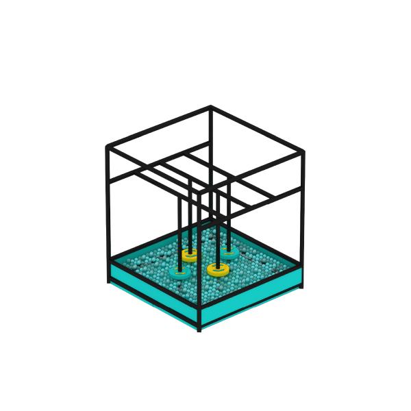 Junior Ninja Course Indoor Playground Equipment for Ages 5-12