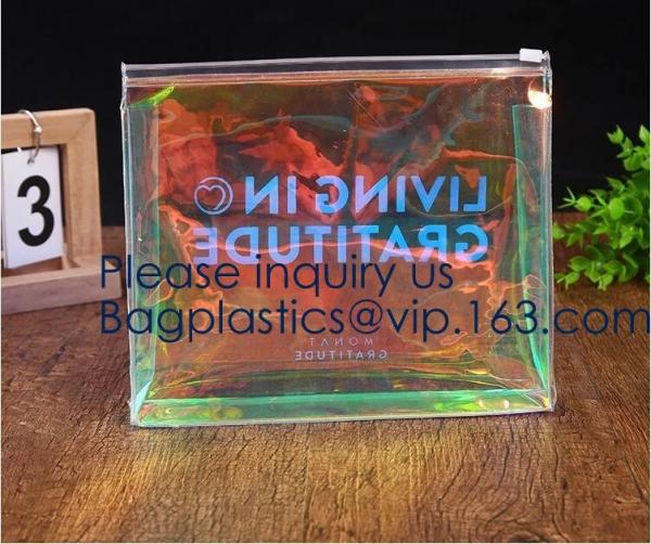 Eco-Friendly Transparent Soft EVA Plastic Cosmetic Packaging Bags With Zipper Top,EVA Plastic Durable Cosmetic Bagease