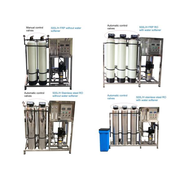 500LPH Ro Water Treatment Plant Auto Solar Water Purification System