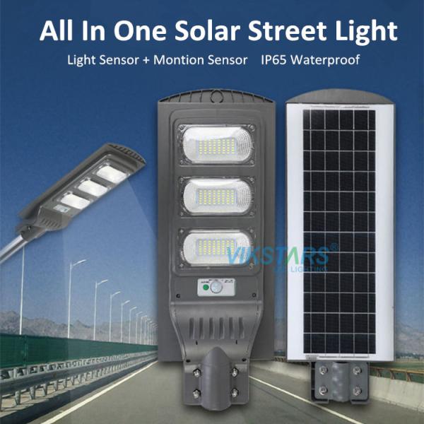 40pcs Remote Control Solar Street Lights With Motion Sensor 6V 20W