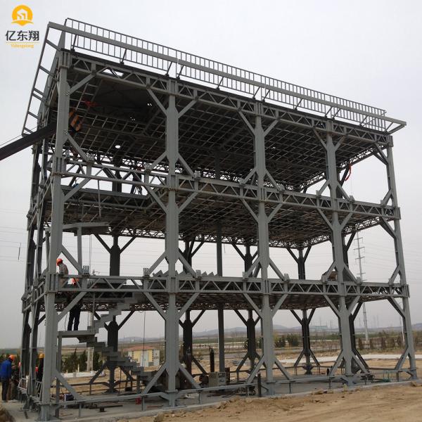 Multi Storey Steel Building with Q355 Q235 Frame and Sandwich Panel Cladding