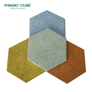 Office Building Eco Friendly Wood Wool Cement Panels Noise Deduction