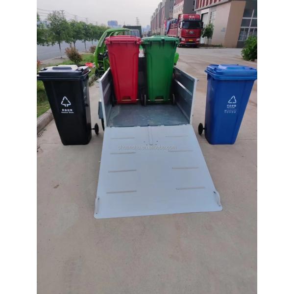 Four Barrels Pure Sanitation Electric Tricycle Garbage Electric Sanitation Truck For Cleaning