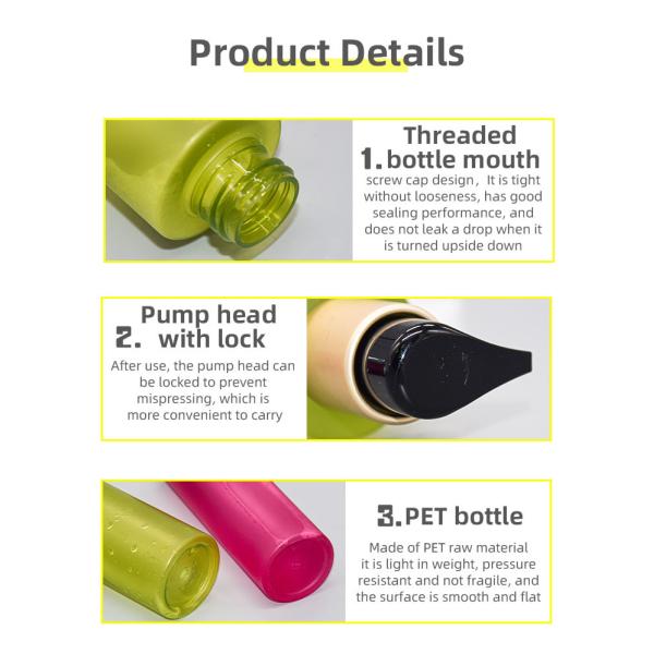 120ml 150ml PET Bottle For Makeup Remover Oil Cleansing Packaging