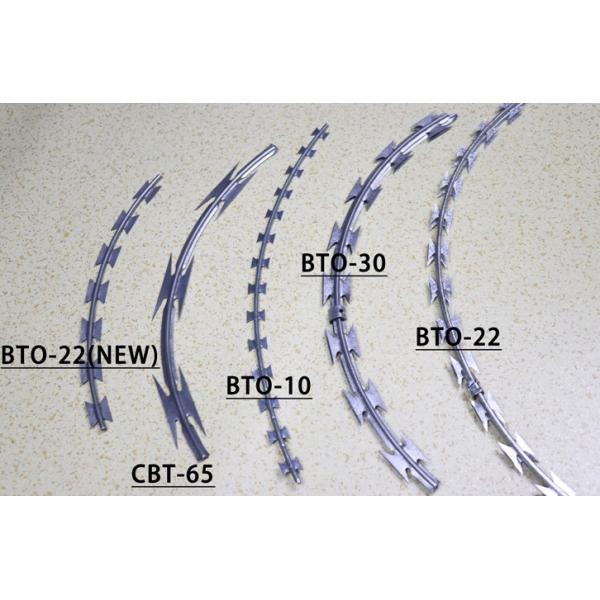 Dia 600mm Bto-22 Anti Piracy Razor Barbed Wire Galvanized