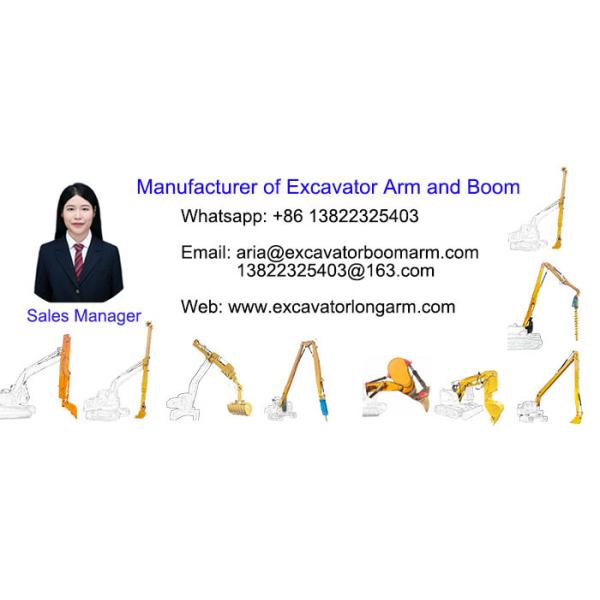 Long Reach Arm for Excavator Long Boom Long Reach Excavator