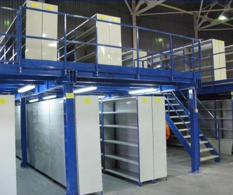 Steel Goods Rack Steel Structure Platform For High Warehouse Light Items