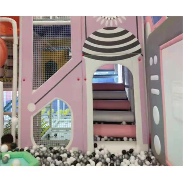 Macaron Theme Indoor Playground Equipment Ball Pit Preschool Kids