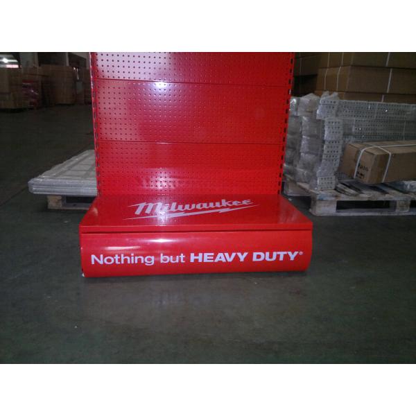 1800mm Heavy Duty Metal Shelving Racks ODM With Top Header