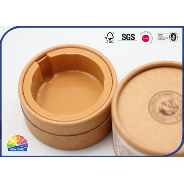 Eco Friendly Paper Packaging Tube Biodegradable Cardboard Cylinder 4C Printing Packing