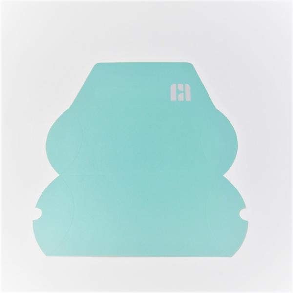 Blue Crepack Cardboard Jewelry Gift Boxes EVA Ring Paper Earrping Pendant Box With Ribbon