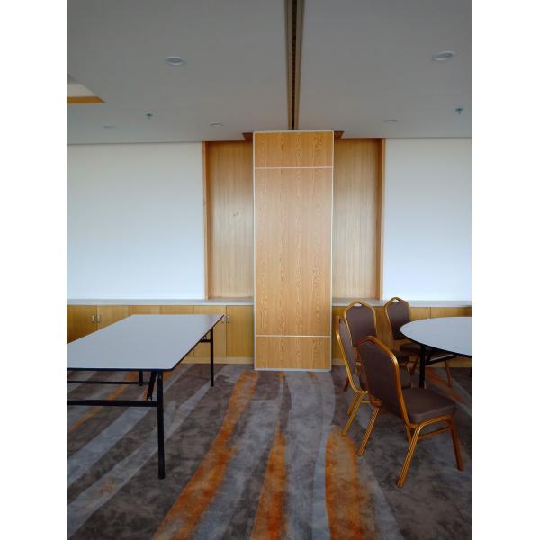 Height 4m Sliding Door Hanging Rollers Movable Partition Walls For Restaurant / Churches