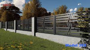 Garden Exterior Aluminum Privacy Fence Trellis Heat Insulation