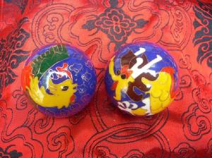 Quality baoding ball, chinese ball, health ball, therapy ball with chrome/painted/cloisonné wholesale
