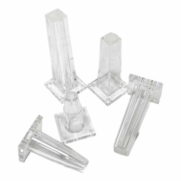 Wholesale Crystal Acrylic Furniture Feet Table Bed Leg Sofa Chair Legs for Living Room Bedroom Kitchen Hospital Application