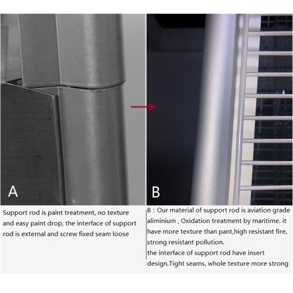 Outdoor 2270mmH stainless steel silver glass tube flame patio heater