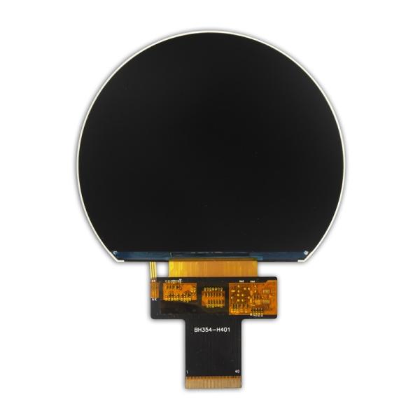 3.54 Inch Round TFT Display 800x640 TFT Display Panel Lamp Shape For Motorbicycle Instrument