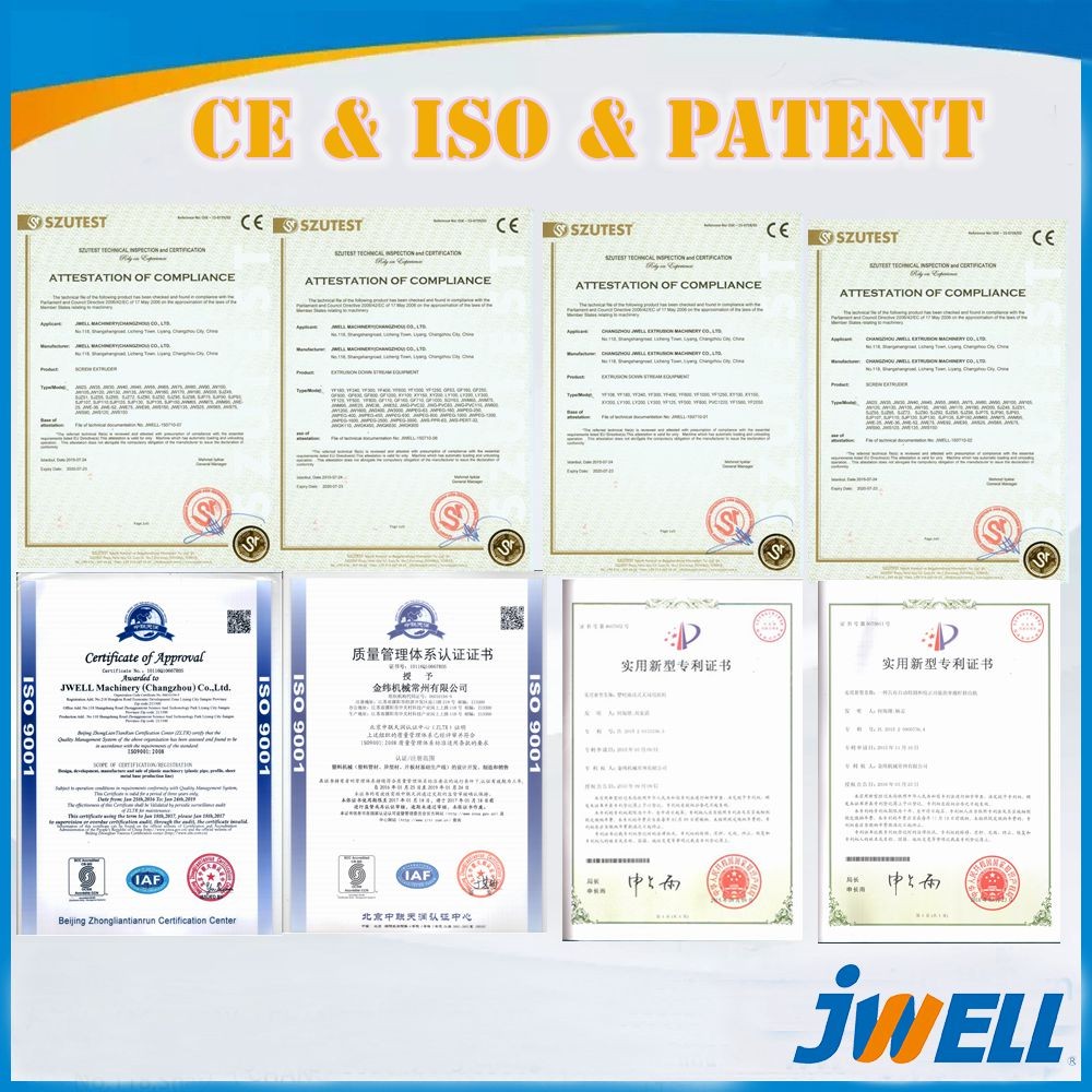 Jwell HDPE/PP energy-saving high speed water/gas supply pipe extrusion line