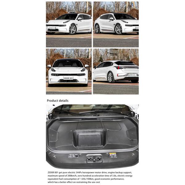 Pure Electric Sedan EV Cars Medium New Energy Vehicle Geely Zeekr 001