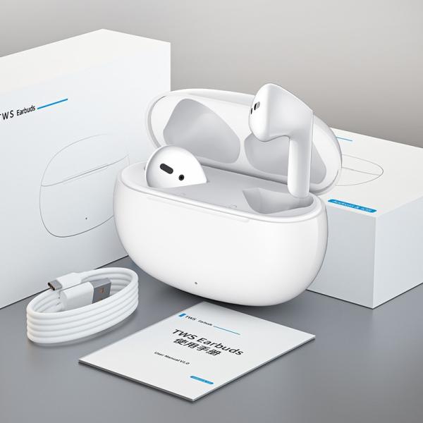 AD6973A4 TWS Bluetooth Earphone 5hrs Noise Cancelling Wireless Earbuds For Workout