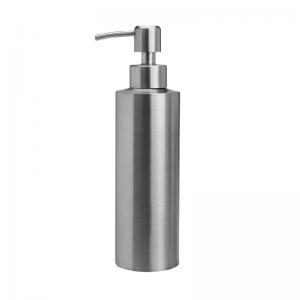 China Rust Proof Aluminium Metal Stainless Steel Lotion Pump Bottle 350ml For Liquid Soap Shampoo on sale