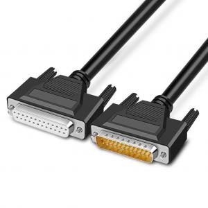 China Male To Male Plug Rs232 Serial Cable 3ft With DB9 DB15 DB25 D Sub Connector on sale