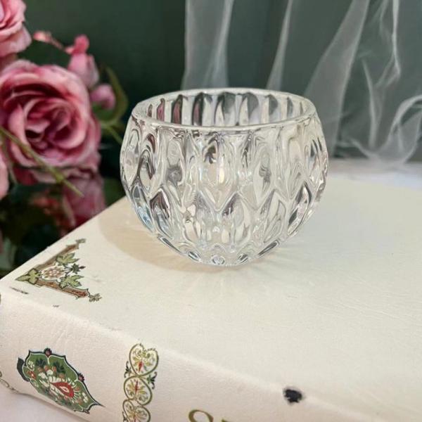 Tea Light Ball Candle Holder Lead Free Crystal Glass Creative Party Celebration Decoration