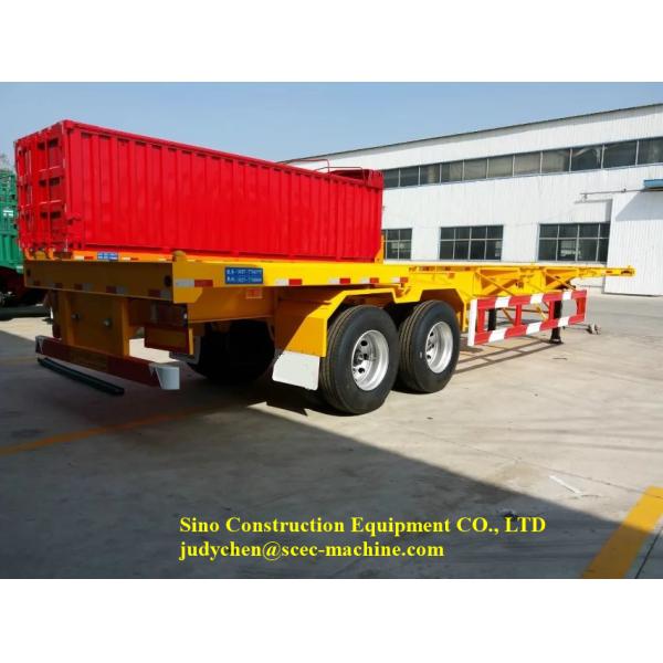 20 Feet Container Skeleton Semi Trailer Max.Loading 35t Bone Frame Chassis Truck