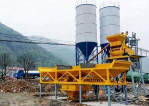 HZS35 Ready Mixed Cement Concrete Batch Plant Simple Structure 1200L Charging Volume