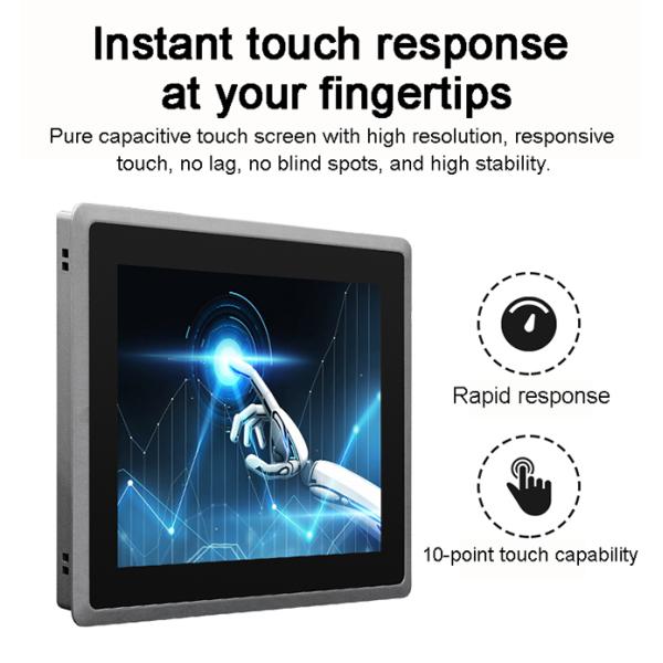 Industrial Embedded Touch Screen Display with IPS Panel Android Panel PC PCAP Capacitive Touch LCD Monitor