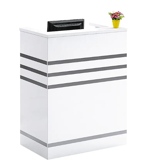 Modern Retail Wooden Boutique Reception Desks Office Small Register Checkout Counters furniture