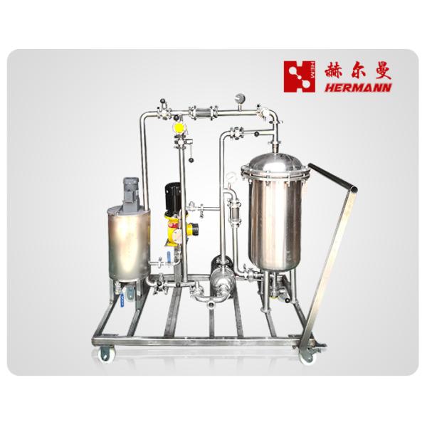 High Efficiency Beer Filtration Equipment , Beer Filling Machine SUS 304 Material