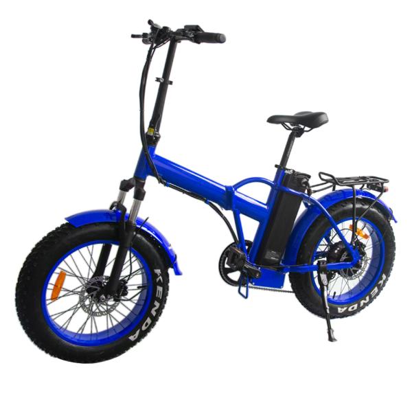 Hybrid Electric Folding Bike Full Suspension Long Range Off Road Electric Bicycle Foldable